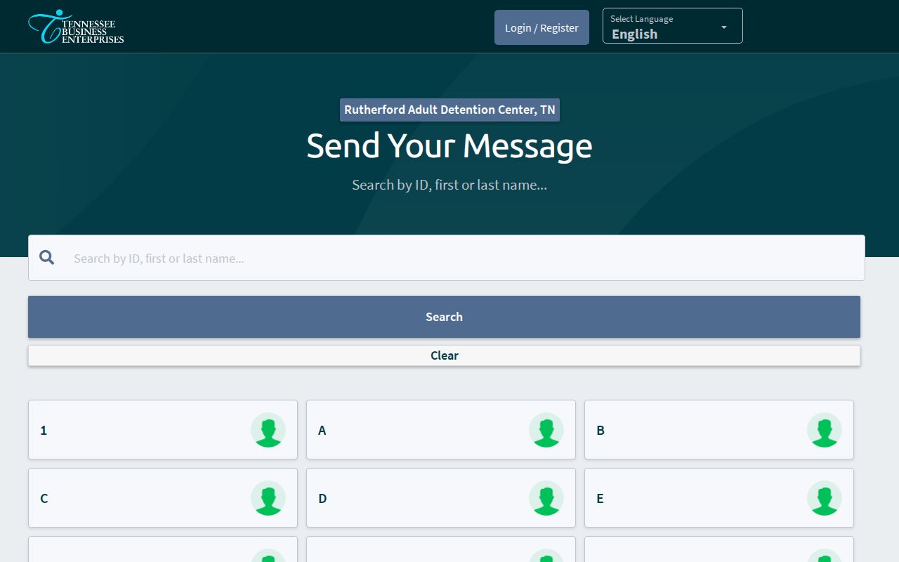Rutherford County jail mail locator for inmate record lookup